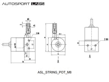 Load image into Gallery viewer, 500mm string potentiometer sensor